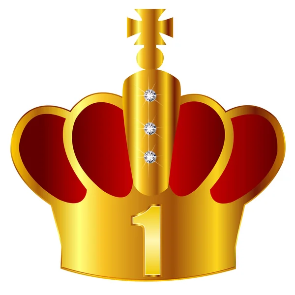 Crown　crown　gold — Stock vektor